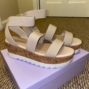 Madden Girl - Nude Platform Sandals